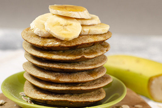 Banana Oatmeal Pancakes with Lentils