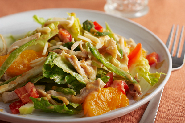 Chicken Salad with Peanut Dressing
