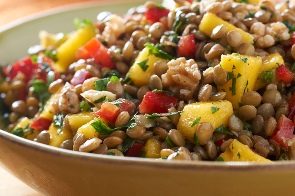 Lentil Mango Salad