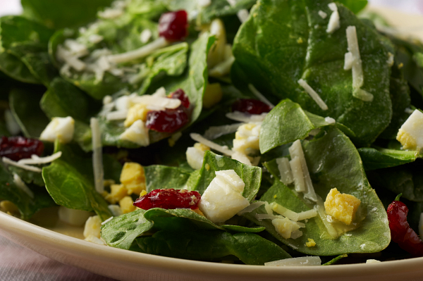 Spinach Salad with Eggs