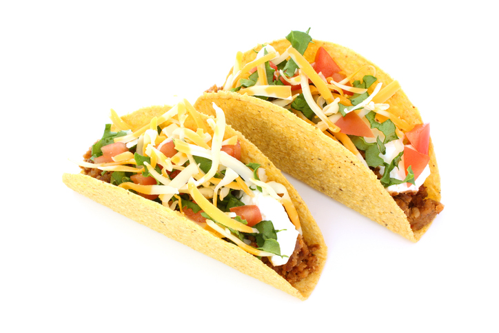 Tacos With Refried Beans
