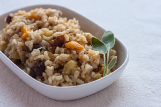 Brown Rice Pilaf with Sage