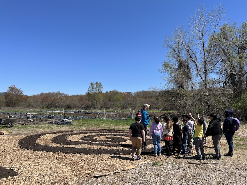 The Food Bank of Western Massachusetts hosts field trips at their farm in Hadley, MA