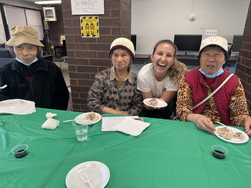 YMCA of Greater Boston hosted a dumpling making class with women specifically from the South of China