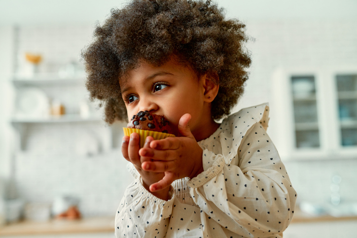 African american family at home