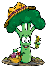 UMASS_Illustration_SNAP ED_FarmersMarketBroc_2022 Farmers' Market Broc
